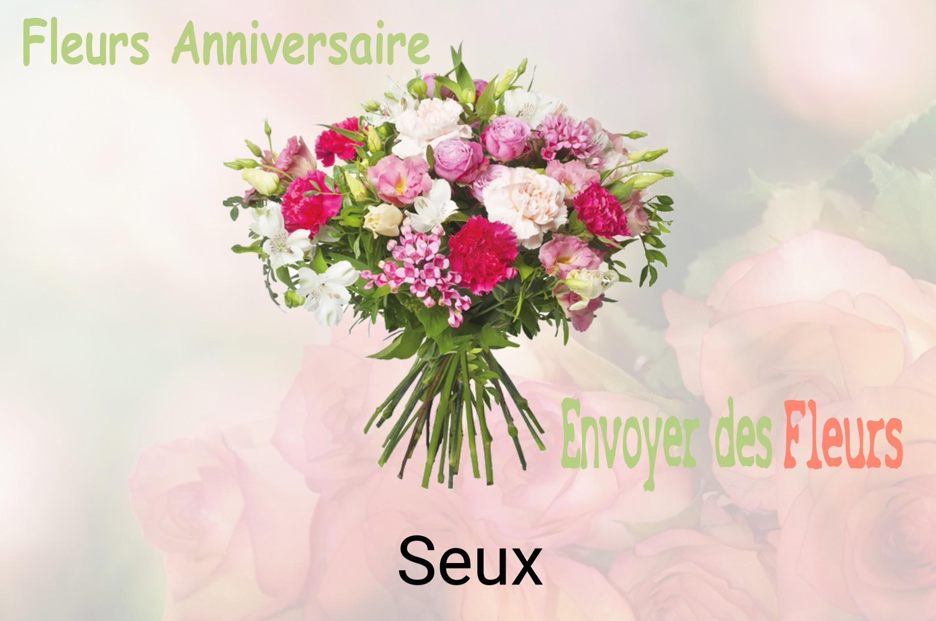 Bouquet de fleurs d’anniversaire livré à Seux